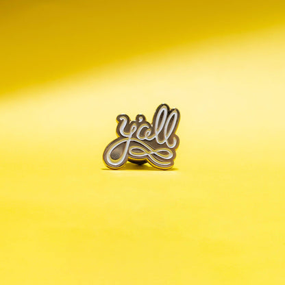"Y'all" Gold Enamel Lapel Pin